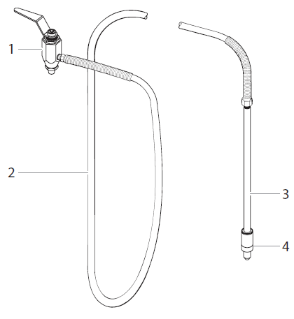 PowrLiner 4950 Bleed Hose Assembly with Valve